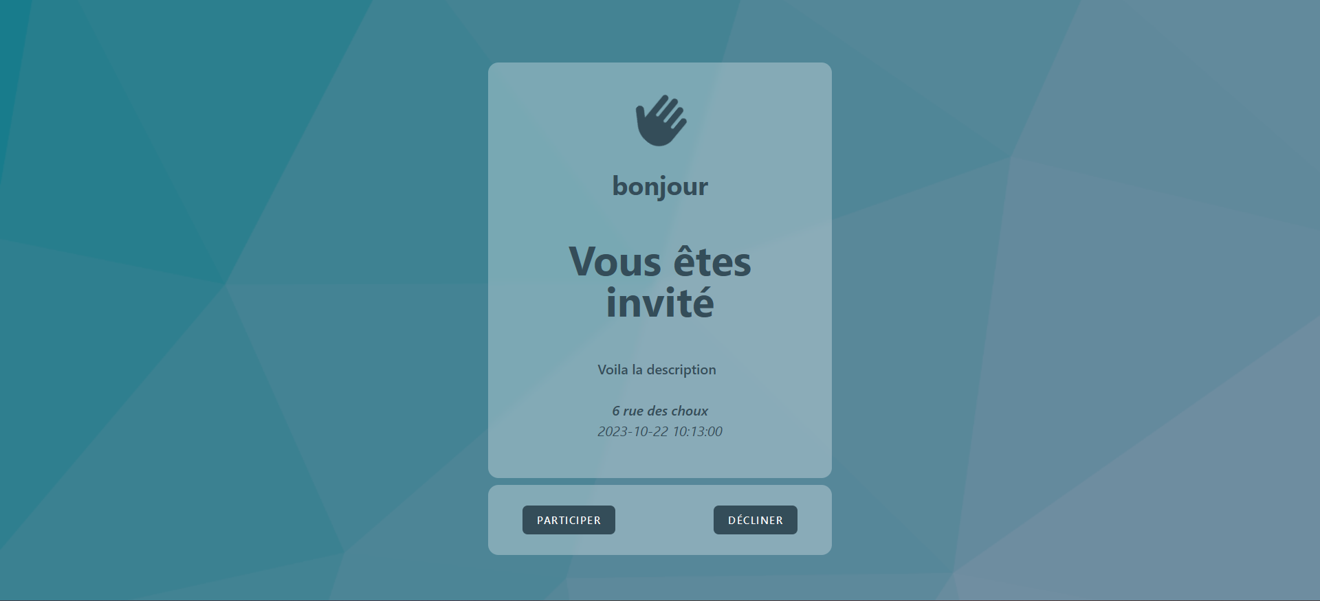 connexion